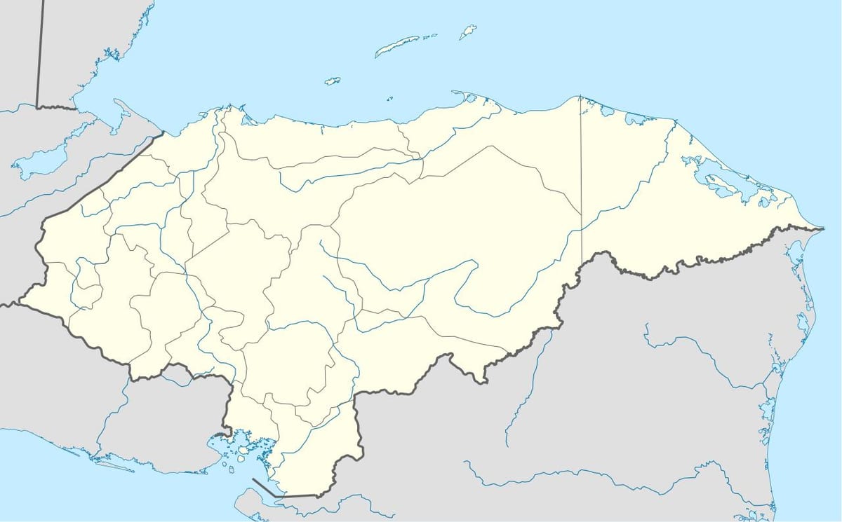 mapa de Honduras