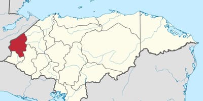 Mapa de copán, Honduras